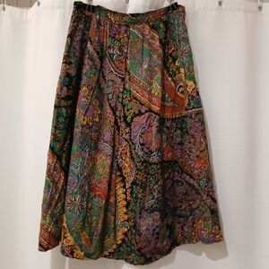 Vintage Tica Floral Skirt /.estimated Xs